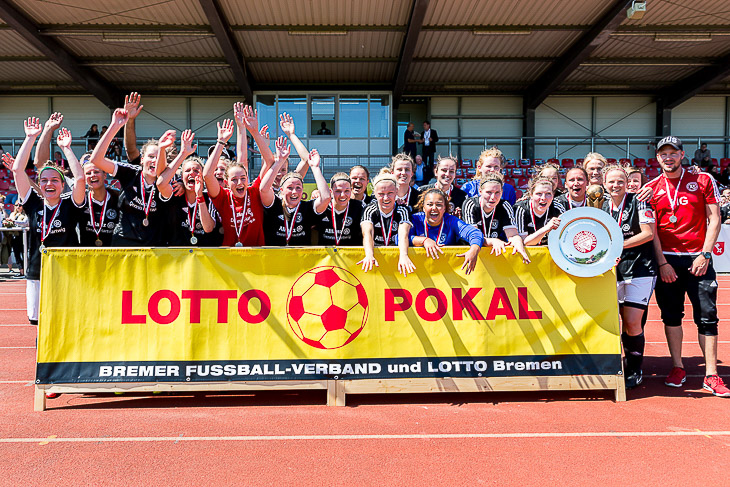 Sieger des LOTTO-Pokals der Frauen: TuS Schwachhausen. (dgphoto.de)