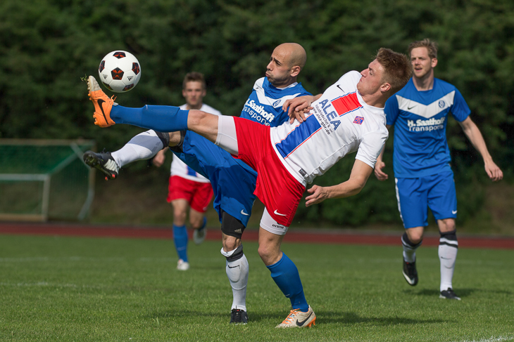 Bereits 2014 standen sich der Bremer SV und der Blumenthaler SV im LOTTO-Pokal Endspiel der Männer gegenüber. (Foto: Sven Peter)