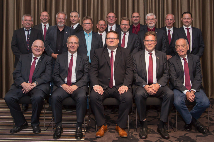 Der BFV-Vorstand für die kommenden drei Jahre. (Fotos: dgphoto.de)