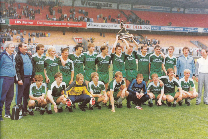 1985 holten die Amateure des SV Werder Bremen ihre zweite Deutsche Amateurmeisterschaft. (Foto: Archiv)