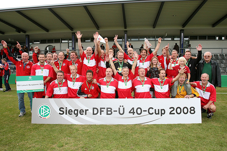 Der TSV Lesum-Burgdamm stellte 2008 die beste Ü 40-Mannschaft Deutschlands. (Foto: Matthias Kern/Bongarts/Getty Images)