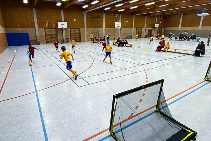 Am Sonntag wurde in Bremerhaven mit den neuen Spielformen Kinderfußball gekickt. (Foto: privat)