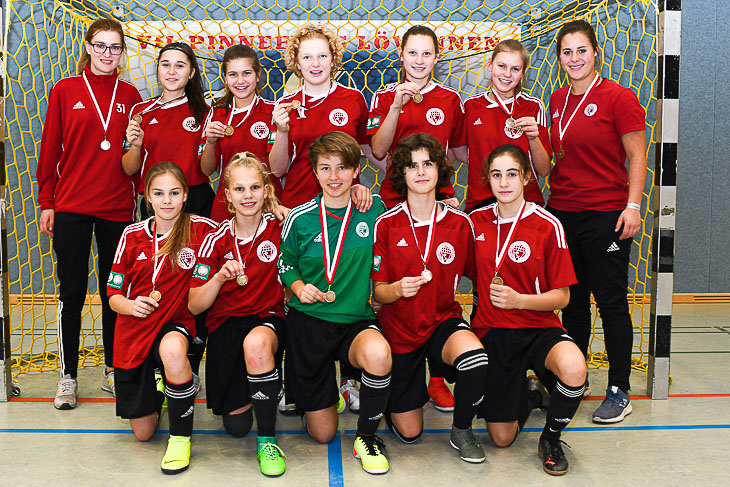 Die U 14-Mädels mit Bronze in Pinneberg. (Foto:  Norbert Gettschat)