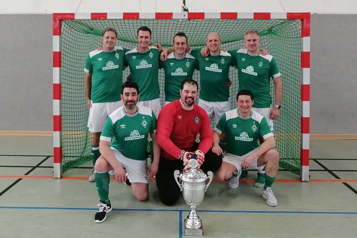 Werder Bremen ist Futsal-Landesmeister der Ü 40-Senioren. (Foto: privat)