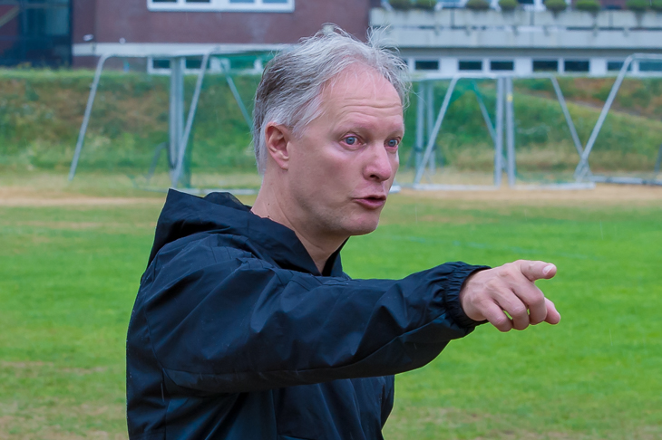BFV-Auswahltrainer Thorsten Westenberger war trotz der Niederlage zurfieden mit dem Auftritt seiner Mannschaft. (Foto: Oliver Baumgart)